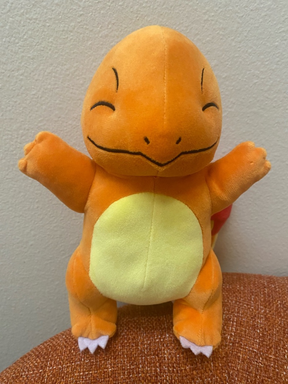 Pokemon Orange and Yellow Charmander Plush for Small Pets